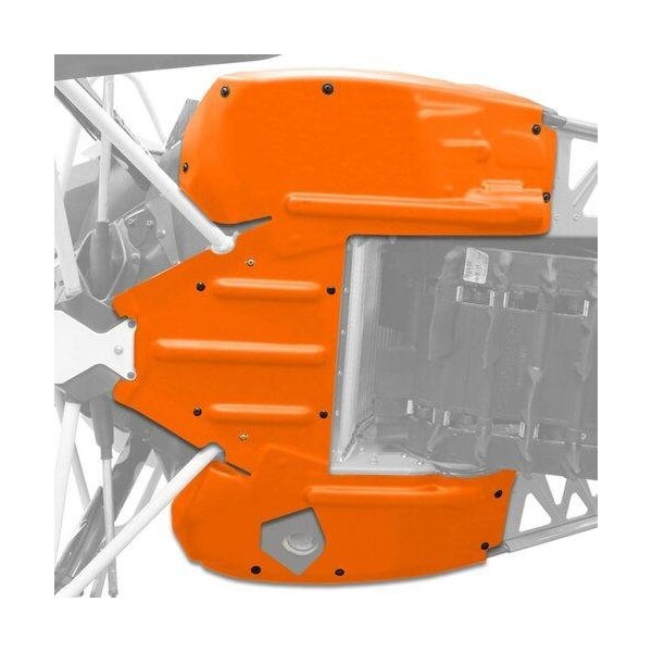 Ilc Replacement for Arctic CAT Rear Skid Plate - Orange - M Riot 6000 8000 2019 REAR SKID PLATE - ORANGE - M RIOT 6000 8000 2019 - main
